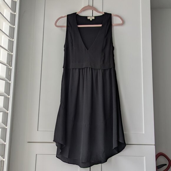 Aritzia Wilfred Black Vignette Dress - Picture 1 of 4